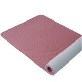 Pale pink yoga mat