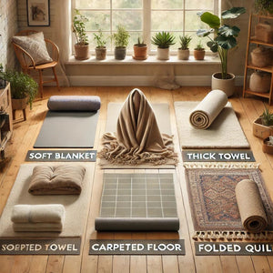 What to use instead of a yoga mat