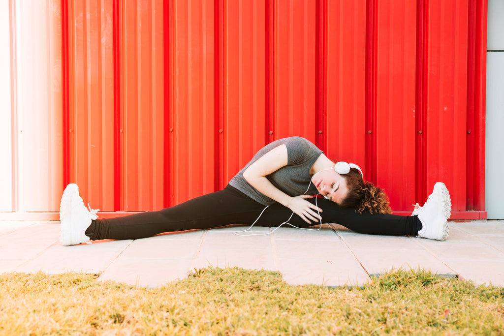 Yoga splits pose