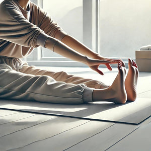 Yoga toe stretches