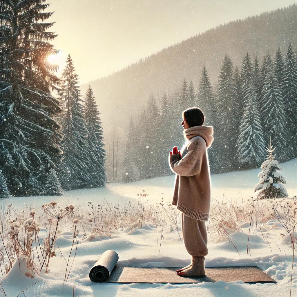 Winter yoga