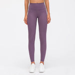 Purple yoga leggings