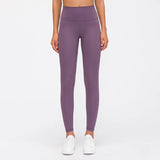 Purple yoga leggings