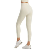 White yoga leggings