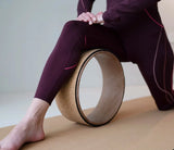 Cork yoga wheel