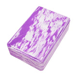 Purple yoga block