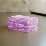 Purple yoga block
