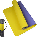 Yellow yoga mat
