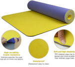 Yellow yoga mat