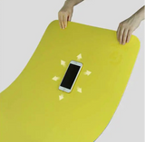 Yellow yoga mat