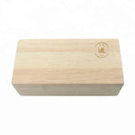 Wooden yoga blocks