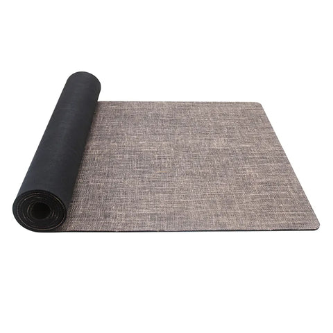 Natural fiber yoga mat