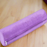 Velvet yoga bolster