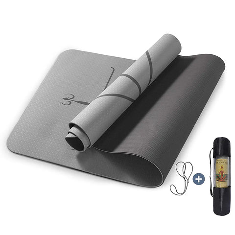 Grey yoga mat