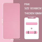 Pink Pilates mat