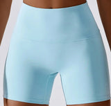 Light blue yoga shorts