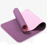 Natural rubber yoga mat