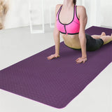 Natural rubber yoga mat