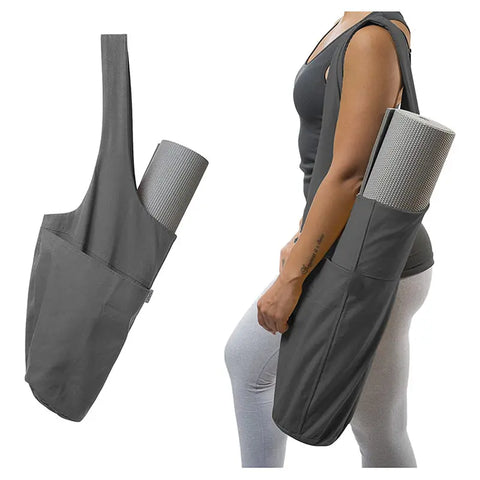Yoga mat bag for thick mat