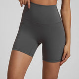 Grey yoga shorts