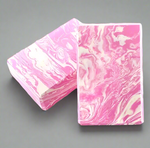White and pink yoga block