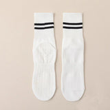 White yoga socks