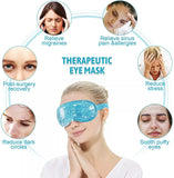 Sleep eye mask with cooling gel