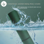 Dark green yoga mat