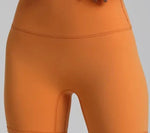 Orange yoga leggings