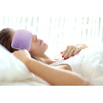 Heated sleep eye mask