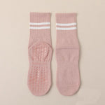 Pink yoga socks