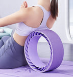 Yoga wheel for back pain