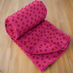 Yoga sticky towel dark pink