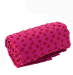 Yoga sticky towel dark pink