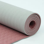 Pale pink yoga mat