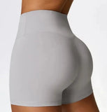 High waisted yoga shorts