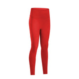 Red yoga leggings