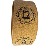 Cork yoga prop wheel