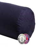 Yoga bolster props dark blue