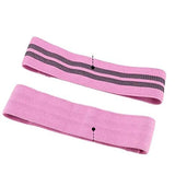 Resistance band yoga pink