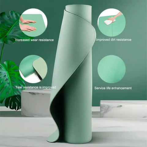 Mint green yoga mat