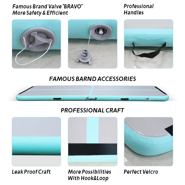 Inflatable yoga mat | Portable and Versatile » Yoga Props