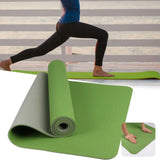 Olive green yoga mat