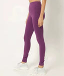 Purple yoga leggings