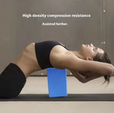 Blue yoga block