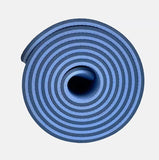 Rolled up yoga mat