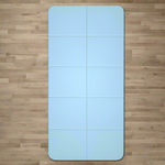 Light blue yoga mat