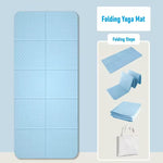 Light blue yoga mat