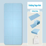 Light blue yoga mat