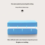 Blue yoga block
